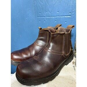 Skechers Men’s Blain Olsen Boots Shoes 62929 CDB Dark Brown Size 11